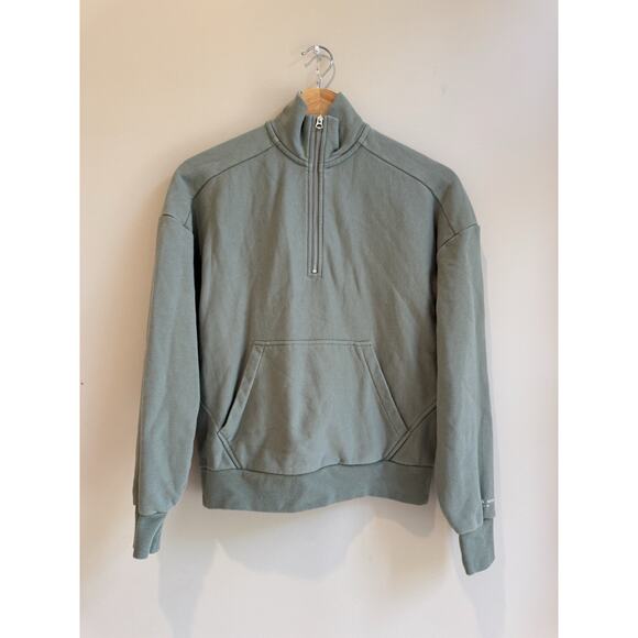 rag & bone Tops - Rag & Bone Womens Quarter Zip Pullover Sweatshirt w/ Front Pocket Size XS